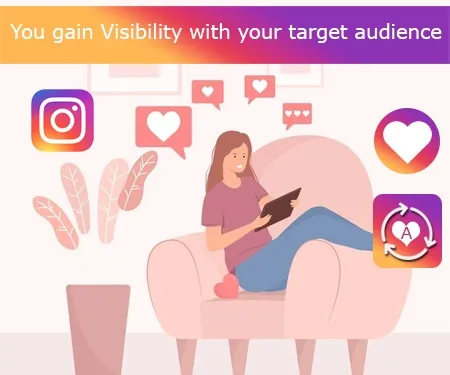 You gain Visibility with your target audience You gain Visibility with your target audience