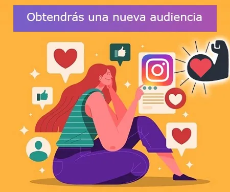 Obtendrás una nueva audiencia Obtendrás una nueva audiencia