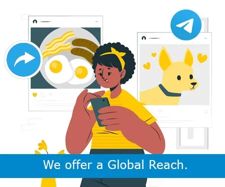 We offer a Global Reach. We offer a Global Reach.