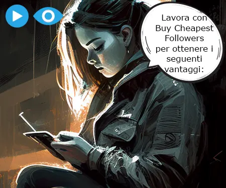 Lavora con BuyCheapestFollowers per ottenere i seguenti vantaggi: Lavora con BuyCheapestFollowers per ottenere i seguenti vantaggi:
