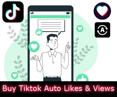 Buy TikTok Auto Likes (TikTok Auto Views included for FREE) Buy TikTok Auto Likes (TikTok Auto Views included for FREE)