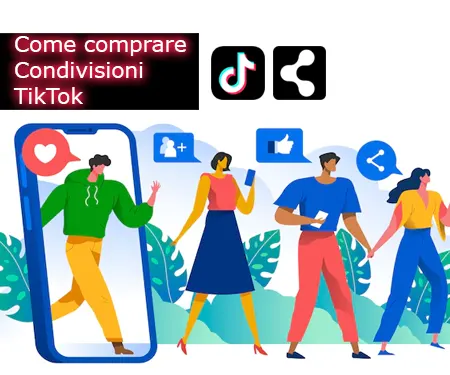 Come comprare Condivisioni TikTok