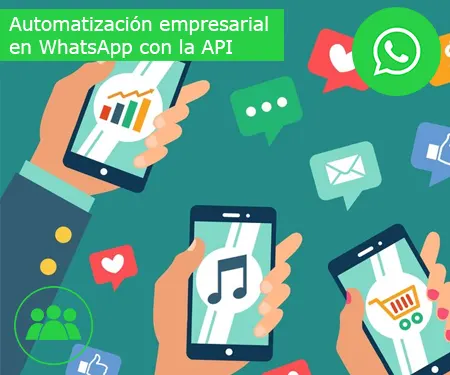Automatización empresarial en WhatsApp con la API Automatización empresarial en WhatsApp con la API